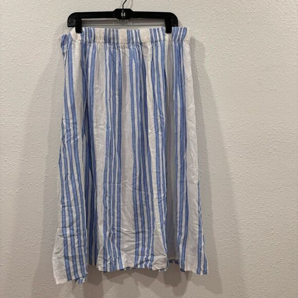 Caslon linen/rayon skirt size xl - Picture 6 of 8